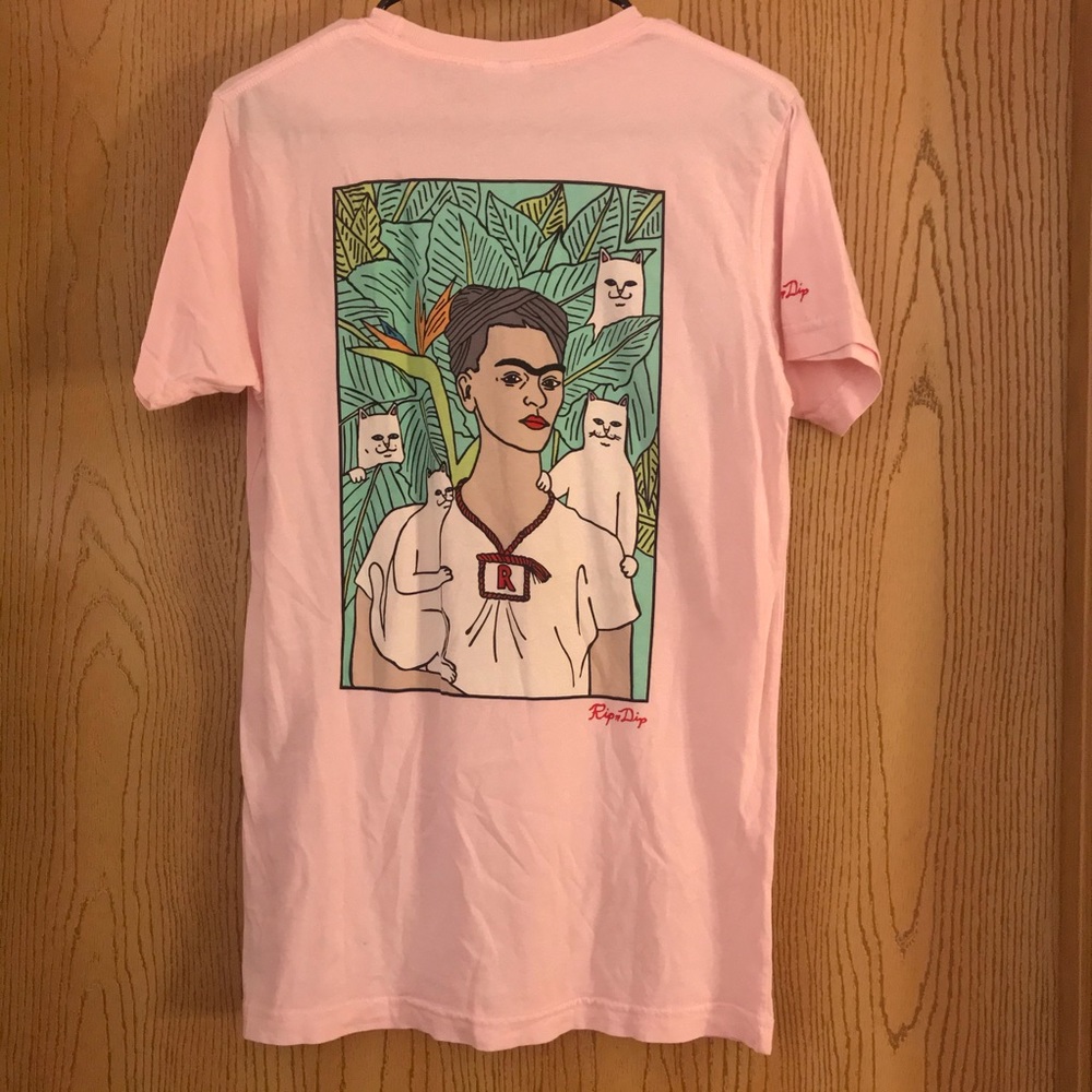 discontinued ripndip frida kahlo skate shirt